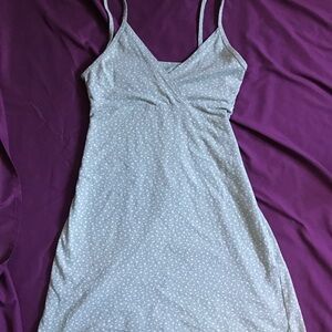 Green Brandy Melville Spaghetti Strap Dress